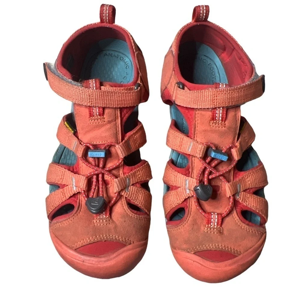 Keen - Seacamp II CNX Orange Blue Sport Sandals Size 5